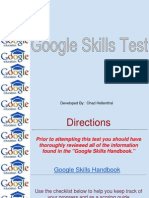 Google Skills Test