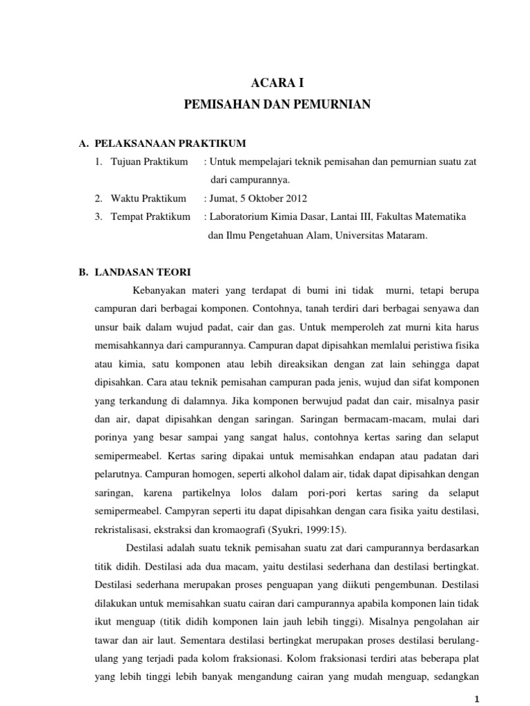 Contoh Laporan Praktikum Kimia Tulis Tangan Audit Kinerja