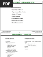 Input Output Organization