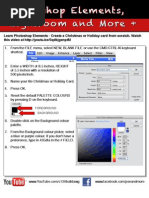Download Learn Photoshop Elements - Create a Christmas or Holiday Card from Scratch by Chuckie Delano SN116839941 doc pdf