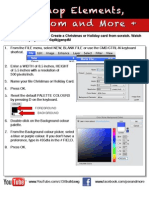 Learn Photoshop Elements - Create A Christmas or Holiday Card From Scratch