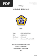 Download Makalah Hidrologi Ilham 030 by Ilham Saputra S SN116849745 doc pdf