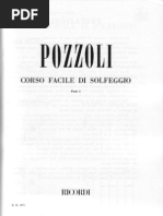 POZZOLI - Corso facile di solfeggio