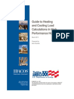 Guide To Heating and Cooling Load Calculations in High Performance Homes