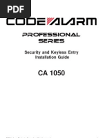 Professional Series: Security and Keyless Entry Installation Guide