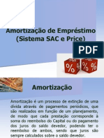 Amortização de Emprestimos