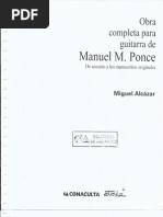 Download Manuel M Ponce Obra Completa Para Guitarra Miguel Alcazar by Juan Carlos Miranda Diego SN116895297 doc pdf