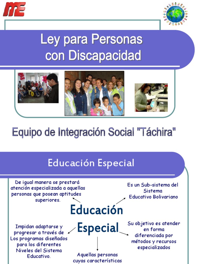 Integración Social y Derechos de Personas con Discapacidad | PDF ...
