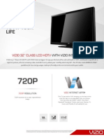 Vizio User Guide and Illustration Handbook With Specifications