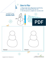 How To Play: A Draw in The Snowman Race!