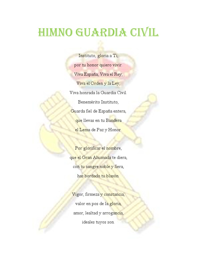 Cien años del himno de la Guardia Civil: ¿Cuál es su origen? ¿Qué