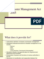 DM - 5 - Disaster Management Act 2005