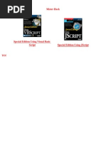Using VBScript and Special Edition Using JScript