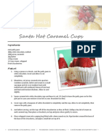 Santa Hat Caramel Cups