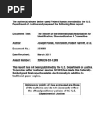 【Yoko】 Iai Standardization II Committee Report | PDF | Fingerprint