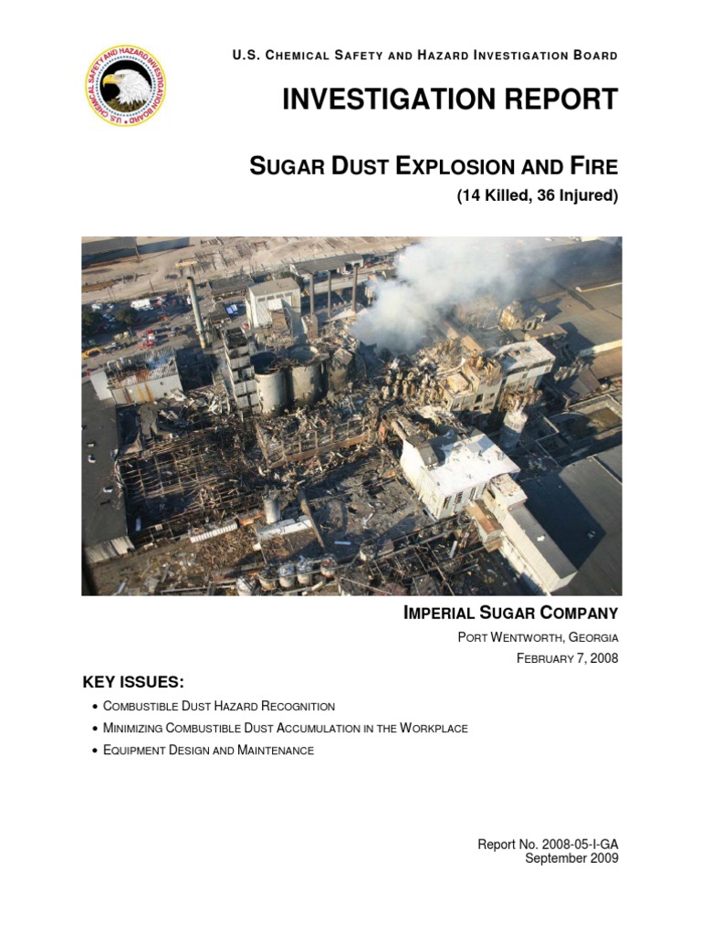 The Dust Explosion PDF Explosion Combustion