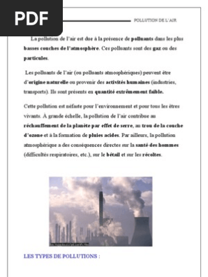 Pollution De L Air Pollution De L Air Dioxyde De Soufre