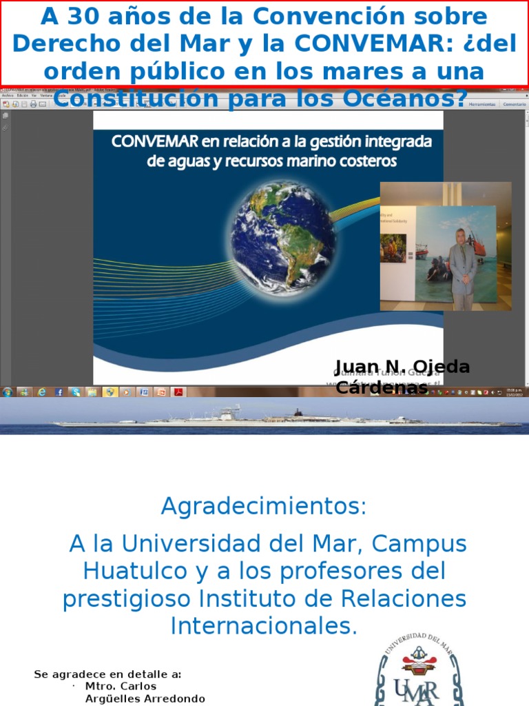 30 Años de La Convemar | PDF | Convención de las Naciones Unidas sobre ...