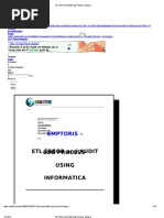 ETL Error and Audit Log Process Using A