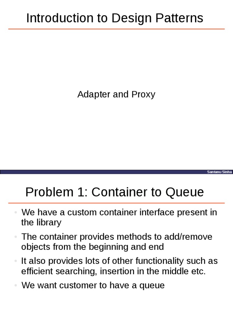 Design Patterns: Adapter & Proxy Explained | PDF | Computers