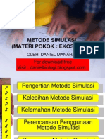 Metode Simulasi