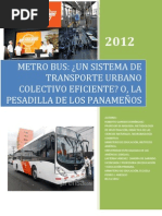 Download investigacin Metrobus Panam by Roberto Garrido SN116953272 doc pdf