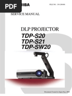 Download Toshiba TDP-S20 Service Manual by saulscon SN116959793 doc pdf