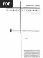 Adorno Philosophy Of Modern Music Summary Pdf Theodor W Adorno Expressionism
