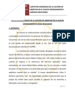 La Acción de Libertad en Bolivia