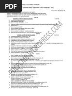 2nd Puc Chemistry Preparatory Exam Question Paper