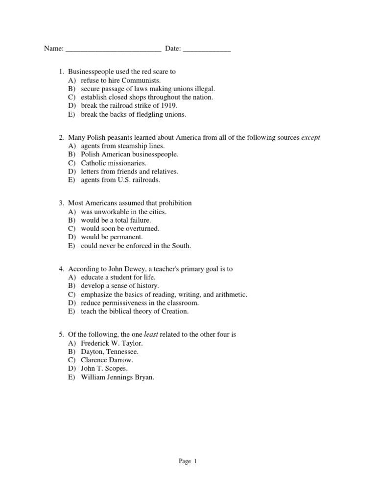 Apush 3133 Sample PDF Democratic Party (United States) American