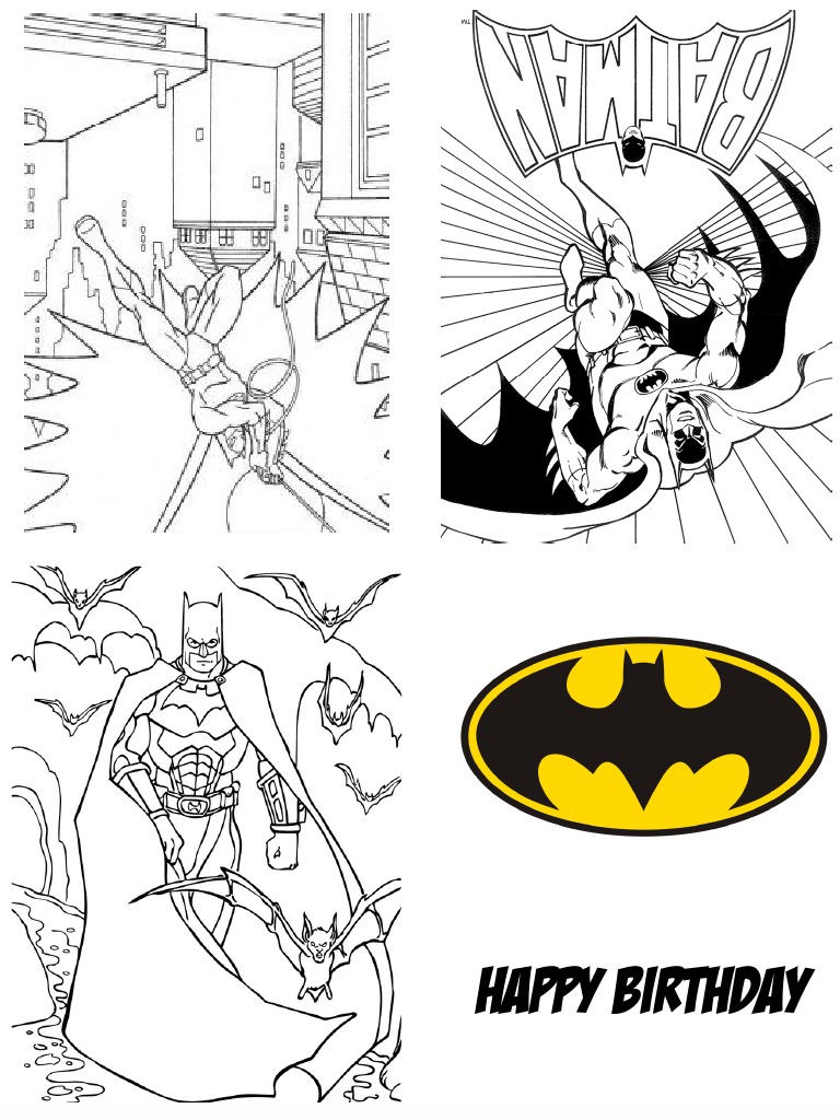 Batman Coloring Pages