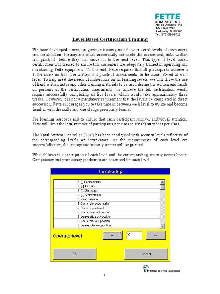 Fette Level-Based Certification Training | PDF | Tablet (Pharmacy ...