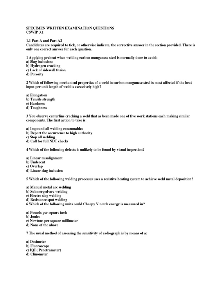 27 Pdf Asme Section Ix Welding Practice Questions 41 Terms By Kmrrconstante13 Selva Kumar Academia Edu Welding Questions