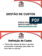 Gestao Custos Maceio 2007