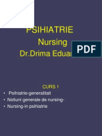 1 Psihiatrie-Nursing Generalitati Nursing Psihiatiric