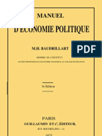 57694511 Henri Baudrillart Manuel d Economie Politique
