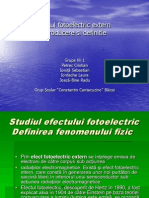 Efectul Fotoelectric Extern Grupa 1