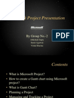 Microsoft Project Presentation: by Group No.-2