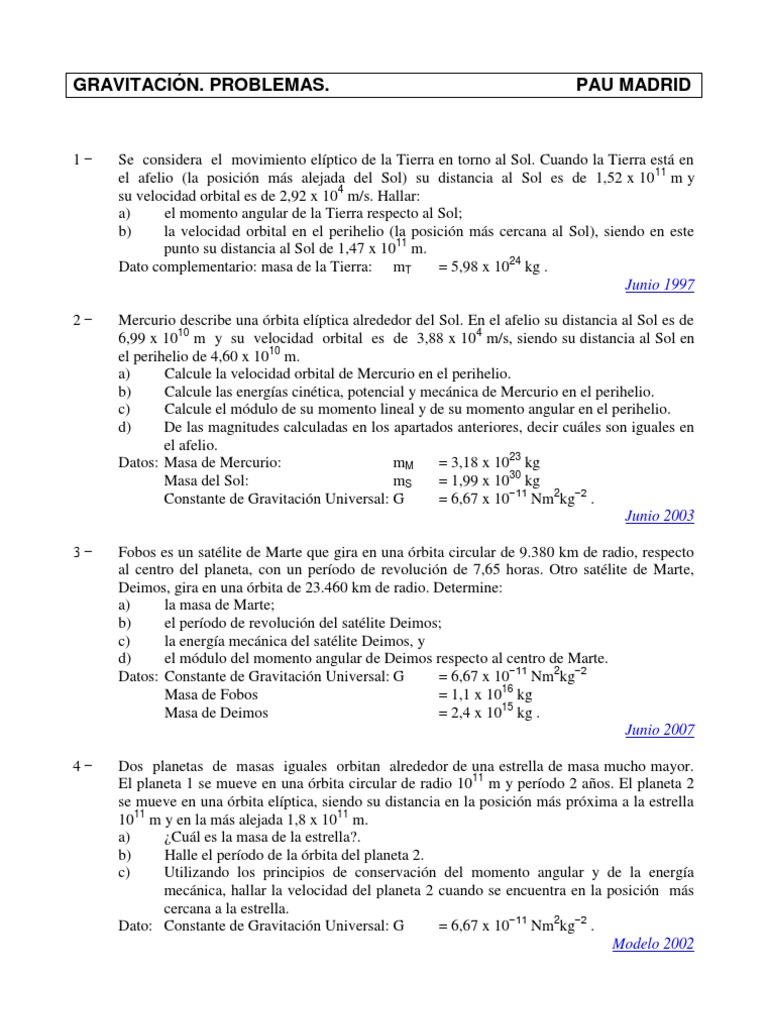 problemas-campo-gravitatorio-pdf-ley-de-newton-de-la-gravitaci-n