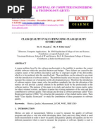 Class Quality Evaluation Using Class Quality Scorecards