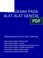 Perlukaan Pada Alat-Alat Genital Slide