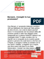 Bersani, non sei credibile