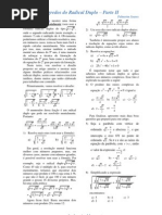 Segredos do Radical duplo Parte II