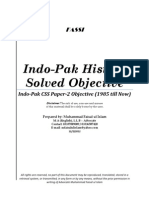 CSS Indo-Pak History Solved MCQs of Paper-II (1985 Till Now)