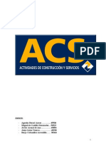 ACS; ORGANIZACION Y RENTABILIDAD ECONOMICA