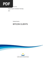 Bachelor's Thesis: "Bitcoin Clients" by Rostislav Skudnov