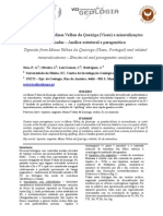 Topazitos Das Minas Velhas Da Queiriga (Viseu) e Mineralizações Associadas - Análise Estrutural e Paragenética