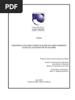 Desarrollo de habilidades dialógicas clave para la educación en valores