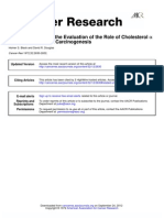 Cholesterol UV Cancer Oxidation